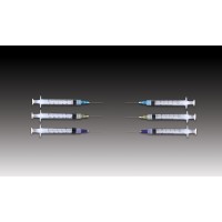 Plasdent Probevac Irrigation Pre-Tipped 3cc Syringes - 3cc, 23ga. Closed End, Max-I-Probe™ Style, Blue (100pcs/box)